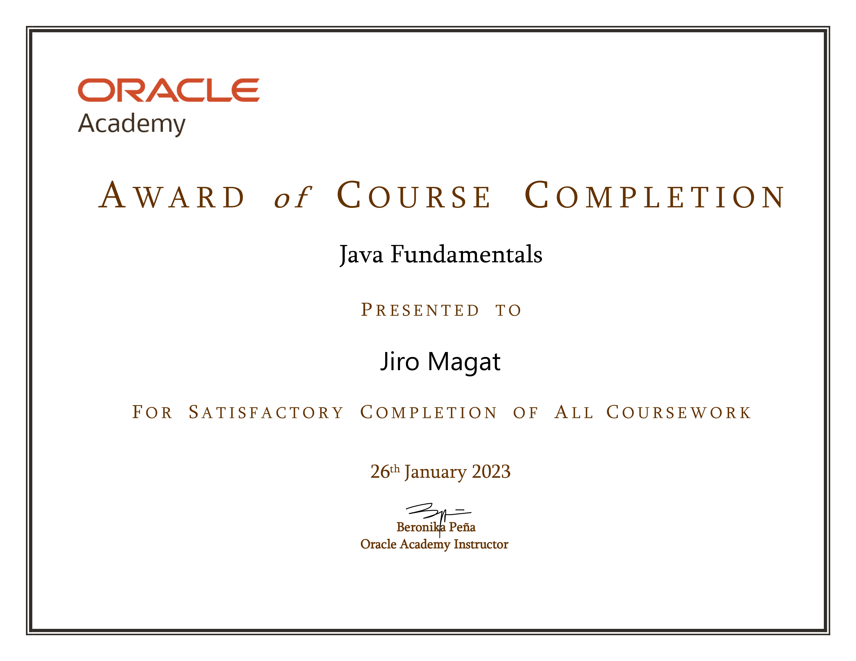 Certificate 5